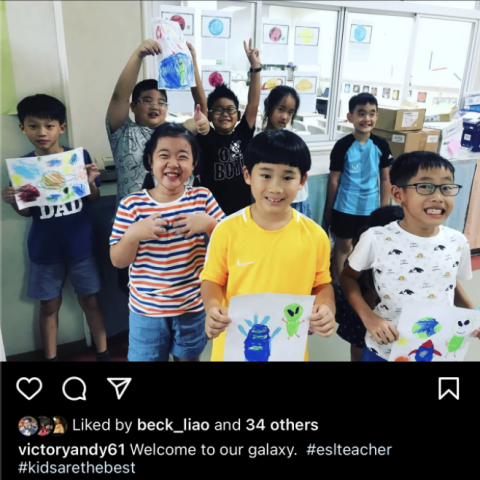 Andy Liao - 英語夏令營活動畫面