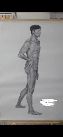 Chengen Hsu - 本人我四個小時速寫 全開作品
