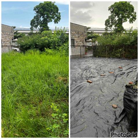 德霖園藝 - 鋪設雜草抑制席