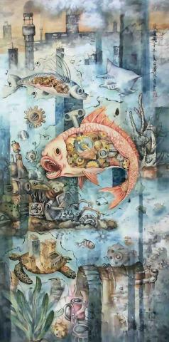 潘薇晴 - 水墨創作*111全國美展水墨類佳作