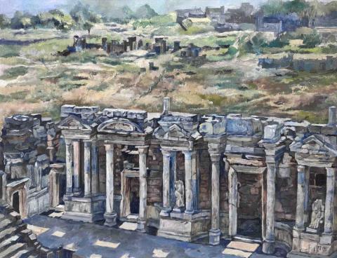 潘薇晴 - 油畫風景