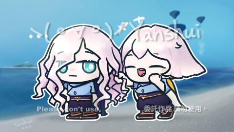 王薏惠 - 2022&lrm;.&lrm;8&lrm;.&lrm;24&lrm; Q版人物插圖（人物設計有參考）