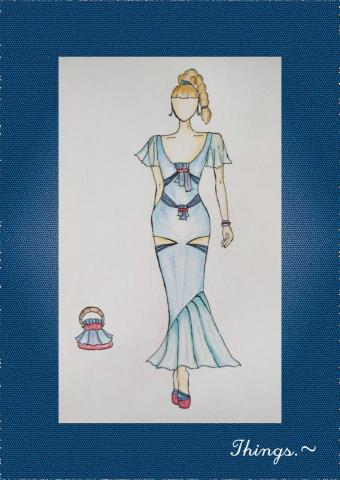 龍筑藝術工作室 - 散尾洋裝