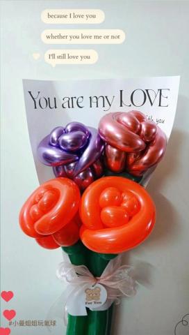 小曼姐姐玩氣球 - 母親節氣球花束