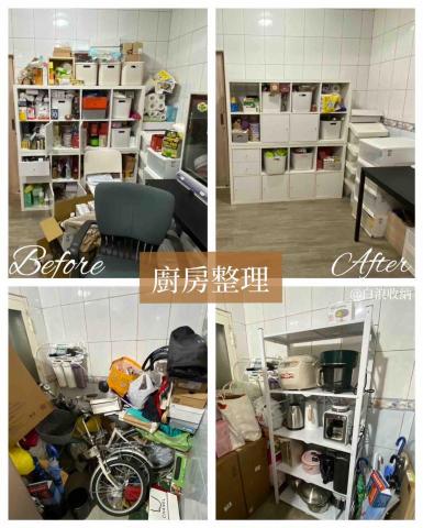 居家整理收納師｜曼曼 - 終於有一個舒適的廚房了！也更清楚所有食品用具的位置！
