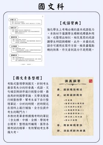 呂熠家教 - 國文科教材