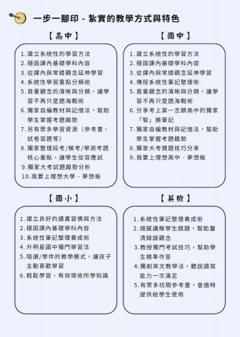 呂熠家教 - 課程規劃-1