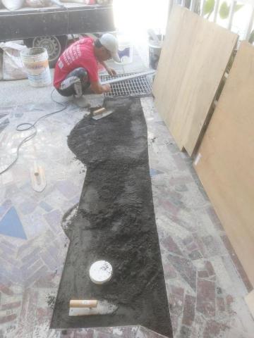 啟程泥作工坊 - 抿石打底