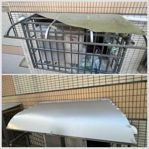 蜘蛛人-外牆修繕職人 -  雨遮採光罩破損汰換 蜘蛛人-外牆修繕職人 -  雨遮採光罩破損汰換