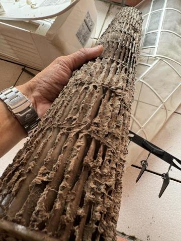 蕭清器-清洗電器職人 - （壁掛分離式）冷氣風鼓清洗前