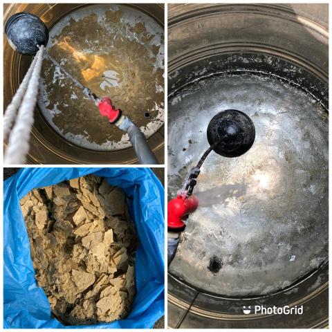 蕭清器-清洗電器職人 - 水塔清洗前後