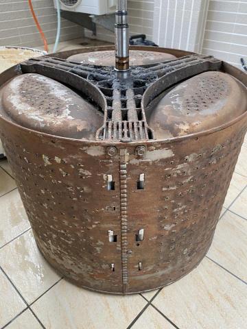 蕭清器-清洗電器職人 - 滾筒洗衣機內槽清洗前