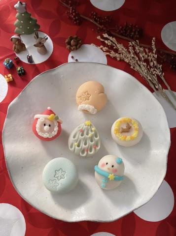 初見花間 - 回台後致力於推廣日本文化相關活動
2024年-聖誕限定和菓子