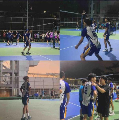 陳柏逸 - 我同時也是系上排球隊隊長