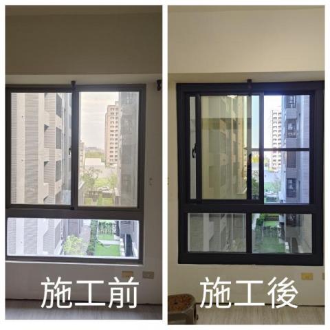 璟昕鋁門窗 - 二拉下固定窗包框