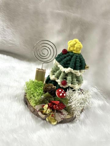 花生D手作 - 聖誕樹名片夾