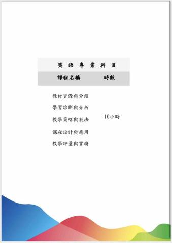 何柏均 - 小學教學法研習（英文）