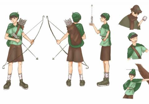 yan - 人物設計&mdash;羅賓漢