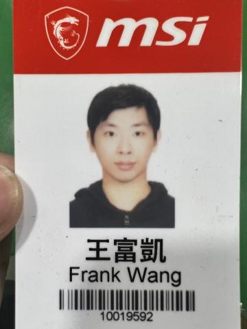 王富凱 - 工作名牌