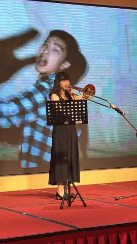 樂器團體演奏(小號、薩克斯風、長號) - 企業慈善餐會，演奏流行歌曲