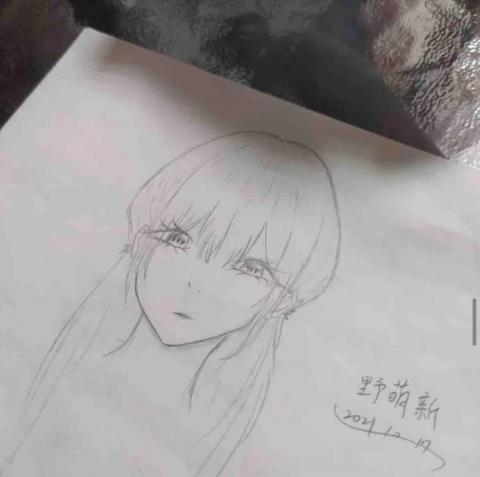 瓊文 - 鉛筆人體線稿