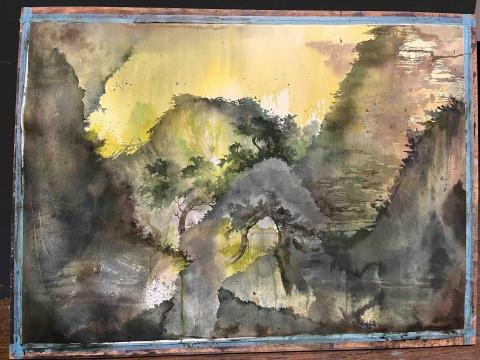 張健笙 - 全開/水彩創作