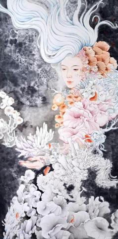 資深美術家教 芳棠 - 水墨工筆作品
全國學生美展高中美術班組佳作