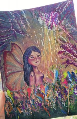 黃昱華 - 水彩、廣告顏料繪製