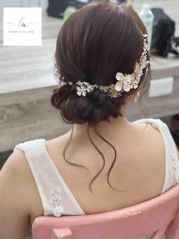 新秘琪拉拉 - 白紗盤髮