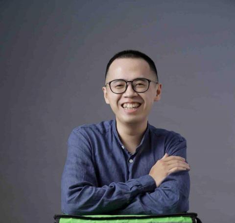 提供外送員服務的專家林昱樹