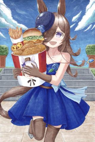 長月'sArtwork - 米浴 色鉛筆風格插畫