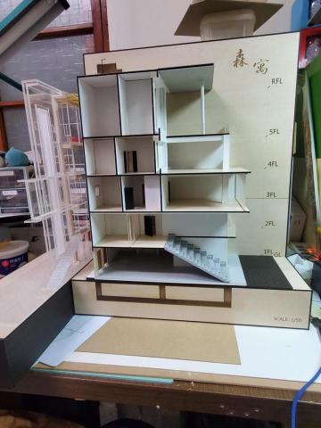 張良彬 - 建築剖面模型製作