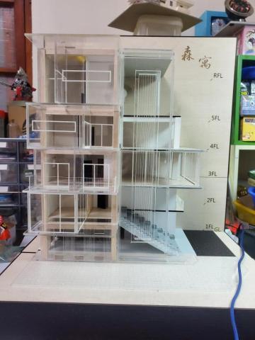 張良彬 - 建築剖面模型製作