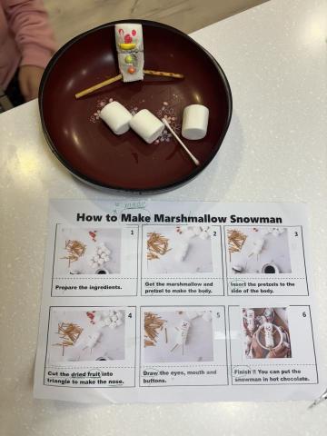 許美鈴 - Xmas Project- Make a marshmallow snowman
