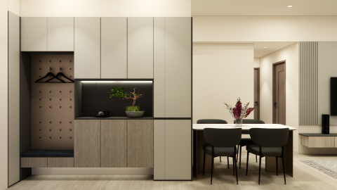 TT house - 系統櫃玄關規劃