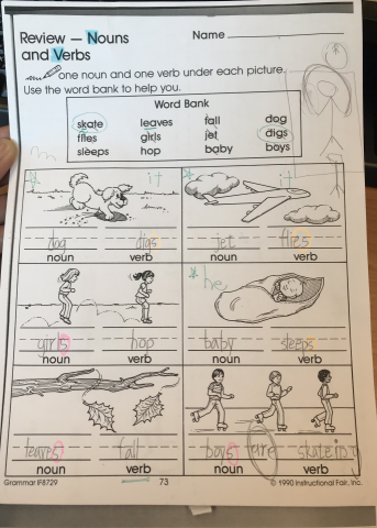 許美鈴 - Review Verb and Noun