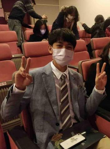 彭康齊 - 高中英文演講比賽留影