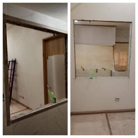 維力室內拆除 - 開一個廚房窗口