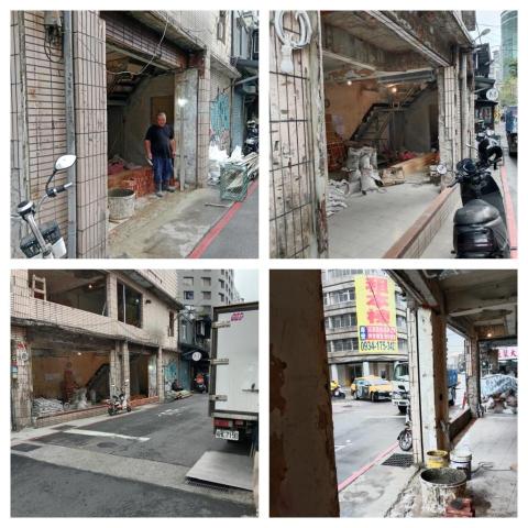 維力室內拆除 - 拆除鋁窗以及鐵捲門