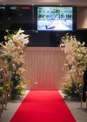JCflower崨希花藝工作室 - 證婚花拱門 JCflower崨希花藝工作室 - 證婚花拱門