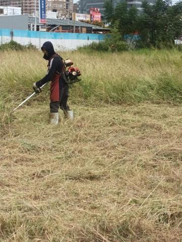 綠芬園園藝 - 七期百坪空地除草中