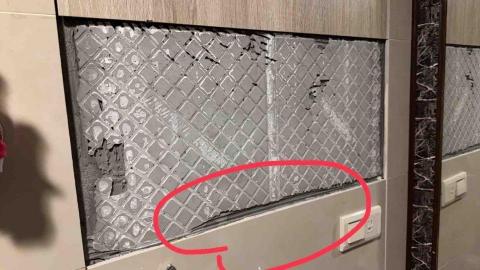 周昆興 - 磁磚脫落修繕工程（修繕前）