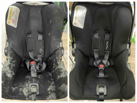 愛肯兒專業嬰兒汽座推車清洗 - 發霉處理