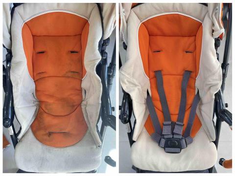 愛肯兒專業嬰兒汽座推車清洗 - 推車發霉處理