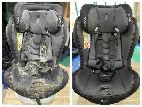 愛肯兒專業嬰兒汽座推車清洗 - 發霉處理