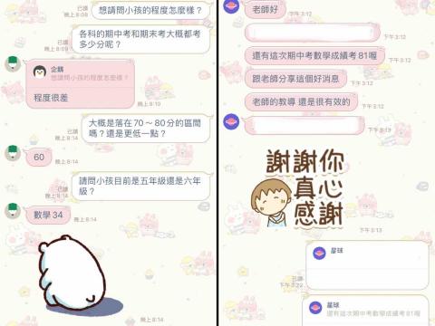 許睿恩 - 小五學生數學成績34分進步到81分！