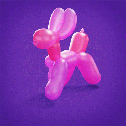 手心溫度 - 3D角色動畫-balloon dog