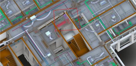 洪璿淵 - 實際檢討過程機電跟建築碰撞檢討