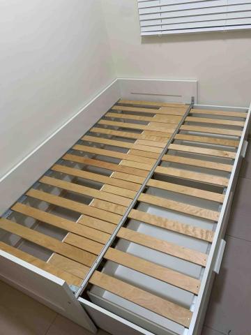 Ikea -  可拉出變2張床