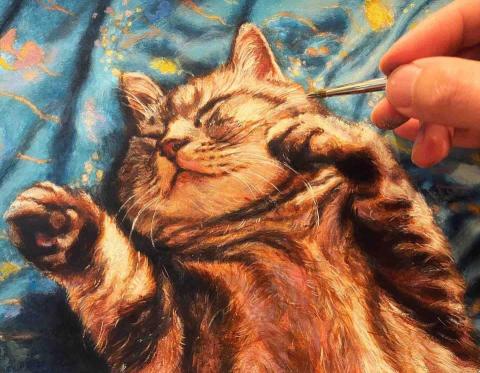 黃錫鈞 - 寵物肖像畫委託